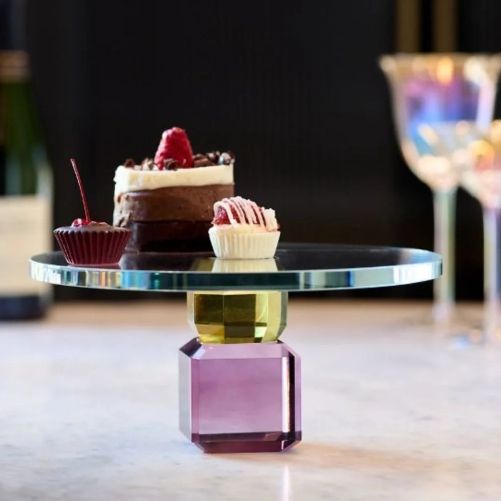 9” Gemmie Glass Cakestand - Picture 1 of 4